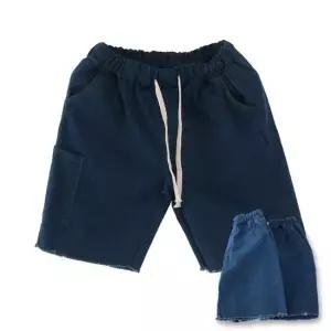 셀럽하우스 여자 진청 연청 빈티지한 데일리 데님 청 반바지