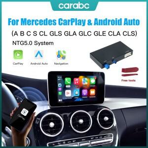 무선 Carplay 모듈 안드로이드 자동 어댑터 메르세데스 벤츠 A B C S CL GLS GLA GLC GLE W176 W246 W205
