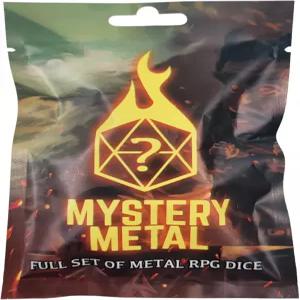 위조 주사위 Co 미스터리 메탈 가방 DND 세트 블라인드 서프라이즈 - RPG 보드 게임 및 액세서리용 금속 D4
