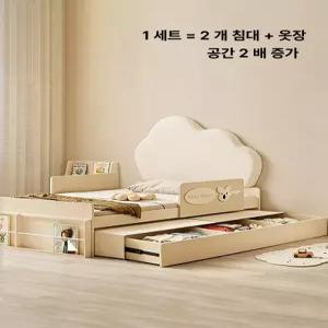 꾸꾸상점 슬라이딩2층침대 슬라이딩 이층침대 프레임