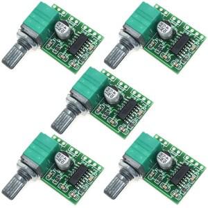 1-100pcs 미니 소형 PAM8403 DC 5V 2 채널 USB 디지털 전력 증폭기 보드 모듈 전위차계가있는 2x3W 볼륨 조