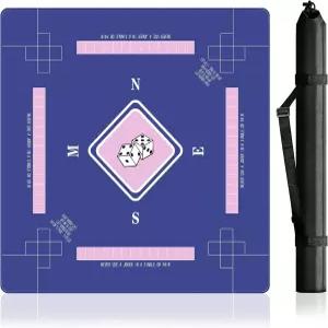테이블용 런한스 마작 매트 - 소음 감소 논슬립 게이밍 31.5 x31.5 마작/포커/보드 게임/카드