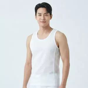[보리보리/TRY]TRY 국내산 남성 쿨 새모시 메쉬런닝 1매입 순면100% 민소매런닝 여름 메리야스