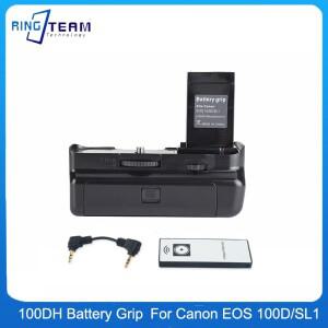 무료 원격 제어 100DH 캐논호환 EOS Rebel SL1 SLR 카메라 그립 LP-E12 배터리