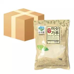 산과들 20 곡물 미숫가루 식사대용 선식 1kg 12개