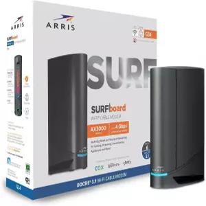 ARRIS (G34) - 케이블 모뎀 라우터 콤보 고속 DOCSIS 3.1 기가비트 WiFi 6 (AX3000) Comcast Xfinity Cox