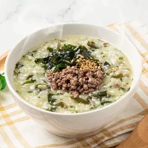 DalimFood 든든한 보양식 쇠고기미역죽 500g x 10팩/영양죽 캠핑 등산 운동전후 야식 간식 즉석죽