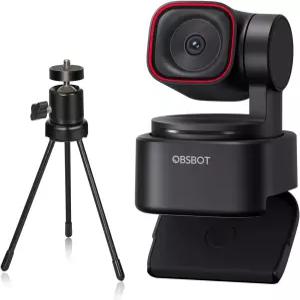 OBSBOT Tiny 3 Lite AI 기반 공간 오디오 4K 웹캠 1/2인치 센서 트라이 마이크 음성 제어 제스처 HDR PC