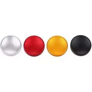준럭 카메라 셔터 버튼 4Pcs 릴리스 후지필름 X100S X-10 X20 X-E1 XT10 XE2S X100F용 알루미늄 합금 오목