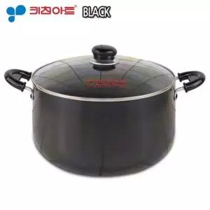 키친아트 쥬노블랙 경질냄비 28cm 곰솥 국솥 깊은냄비 곰솥
