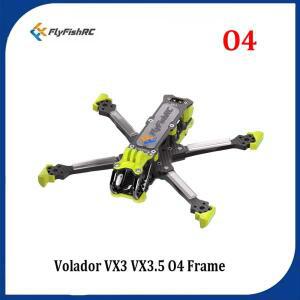 플라이피쉬RC 볼라도르 VX3 O4 FPV 프레임 3인치 에어 유닛 RC 프리스타일 쿼드콥터 키트 정밀 제작
