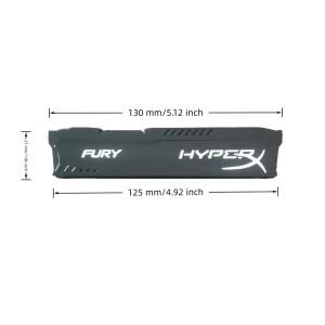 알루미늄 RAM 방열판열 패드 포함 PC 메모리 DDR2 모듈용