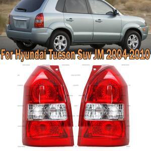 Hyundai Tucson 용 후방 테일 라이트 미등 2005 2007-2010 전구가없는 램프 쉘 반전 브레이크 갓 하우징