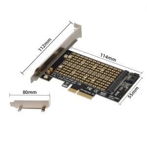 2230 2242 SSD 컴퓨터 주변기기용 PCIe  M.2 - PCI-E 3.0 X4 어댑터 확장 카드