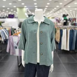 벨라디터치 카라넥 린넨 자켓 V1F2JK33_GN 1332584