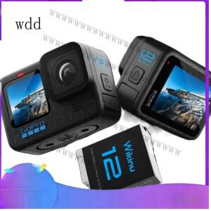 히어로 12 9 배터리 1800mAh 충전식 리튬 이온 및 고프로 듀얼 스마트 LCD 포트