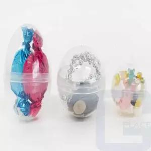투명 원형 캡슐 4.5cm 10개입 공캡슐 추첨볼
