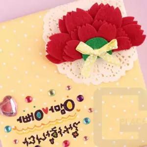 카네이션 만들기 1세트 고급스런디자인 스승의날꽃 옷핀 기념일 고급스러운느낌 미술재료