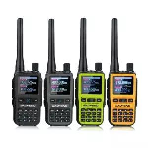 2개/팩 바오펑 UV-5R 미니 듀얼 밴드 PTT 무전기 5RMINI 에어 수신 5W 컴팩트 VOX FM 아마추어 라디오