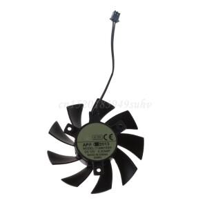 T128015SH 75MM 2Pin DC 12V 0.32AMP 그래픽 비디오 카드 냉각 팬, EVGA GTX 650 GTS 450 쿨러 팬