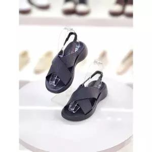 [하프클럽/세레스]세레스 세이브존07 뒷밴딩 크로스 샌들4cm LR2405