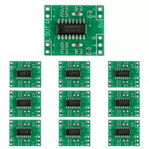 EPLZON PAM8403 울트라 미니 디지털 전력 증폭기 보드 2×3W 클래스 D 2.5-5V 입력은 USB(10개들이 팩)로