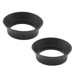 SQXBK 현미경용 라이트 블로킹 고무 아이컵 31MM - 접안렌즈(29MM 망원경 2개, 망원경용) 현미경,