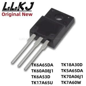1개 TK6A65DA TK60A08J1 TK17A65U TK18A30D TK7A60W TO-220F MOS FET