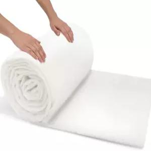 48 x 5 야드 다크론 실내 장식 배팅 쿠션용 폴리에스터 섬유 충전재 퀼트 및 DIY 공예 프로젝트 부드러운