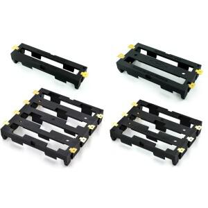 1x2x3x4x18650 SMT 배터리 홀더 18650 SMD 상자 보관 케이스 청동 핀 컨테이너 보조베터리 충전식 DIY
