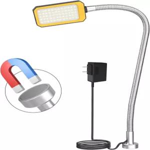 마그네틱 작업 조명 구스넥과 베이스가 있는 LED 기계 선반 작업대 재봉틀 산업 25W 200240V 볼트