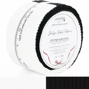 Craftido8 옵션 퀼팅 공예 재봉을 위한 00 면 젤리 롤 원단 프리컷 스트립 러그 퀼트 DIY 및 홈 데코를