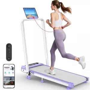 10 경사 및 핸들 바가 있는 워킹 패드 가정용 소형 저소음 러닝머신 Rayspace 3.5HP 휴대용 컴팩트 4 in 1