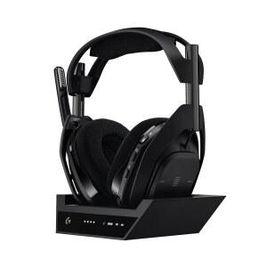 G 아스트로 A50 X 멀티 플랫폼 2.1 HDMI 4K 배터리, PC용 XBOX 24시간 스위처, 기지국: 및 48KHZ, 블랙 2.4GHZ VRR, 헤드셋 24BIT 비디오 무선 플레이싱크 오디오 + 120HZ PS5 게임 BT /