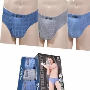 [라일리의류] Rly 패턴 남성 삼각팬티 3매입 남성면팬티 남성용팬티