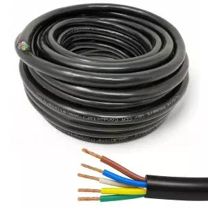 5 웨이 트레일러 와이어 헤비 듀티 14 AWG/게이지 CCA 도체 RV 견인 캠핑카 케이블 코드 절연 연접 구리