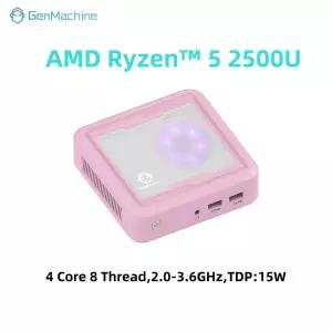 젠머신 AMD 2500U 미니 PC 윈도우 11 DDR4 3.6GHz 15W NVME Wifi5 블루투스 4.2 게이밍 RX 베가 10 그래픽
