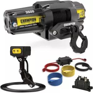 Champion Power Equipment XL 3500lb ATV/UTV 합성 로프 윈치 키트