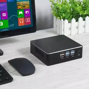 XCY 미니 PC 인텔 코어 프로세서 i7 5500U i5 5200U i3 5005U 8GB DDR3L 128GB 256GB SSD 300Mbps WiFi 8x