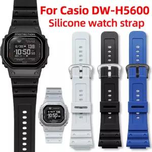 호환 DW-H5600 실리콘 시계 스트랩 카시오 G-SHOCK 3516 DW-H5600 시계 밴드 스포츠 방수 팔찌 블랙 그레이