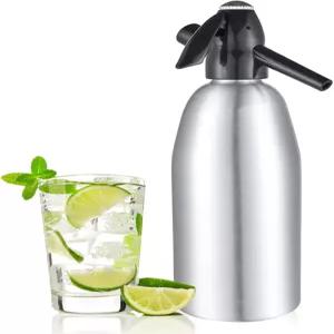 소다 사이폰 1리터 탄산음료 제조기 휴대용 가정용 바용 알루미늄 탄산수 기계 칵테일 DIY 8그램 CO2