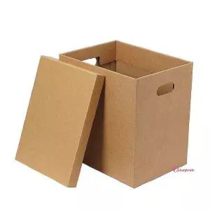 서류 보관함 상자 크라프트 수납함 집 박스 종이 DIY 집fgh315