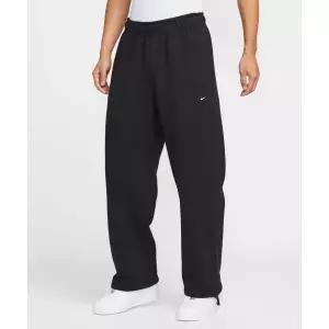 나이키 NIKE 솔로 스우시 플리스 오픈 헴 팬츠 M - 블랙:화이트 HV1091-010 1109511