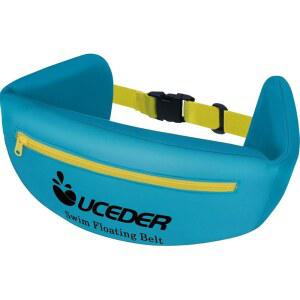 UCEDER 수영 벨트, 조절 가능한 부양 벨트, 지퍼 포켓이 있는 수상 에어로빅 벨트, 3섹션 EPE 수영 부력 벨트, 크로스 트레이닝용 수영장 운동 기구, 아쿠아 조깅