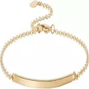 여성용 PERNLA Pearl Dainty 골드 바 팔찌 심플하고 섬세한 얇은 커프 뱅글 후크 18K 도금 핸드메이드