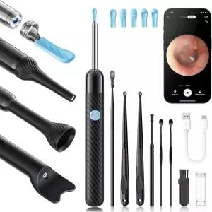 로이커 X6 이어 왁스 제거 도구 카메라 장착된 클리너 FSA - HSA 스토어 적격 귀/코/목/톤실 스톤 검사용