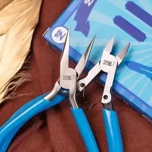 MU 3D 금속 모델 키트 도구 세트 2개 미니 플랫 노즈 플라이어 니퍼 DIY 퍼즐 조립용