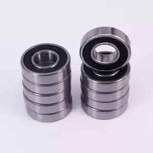 10PCS DEG R8-2RS 볼 베어링 양면 씰 1/2x1-1/8x5/16 모터 휠체어 앞발 휠 포크에 적합