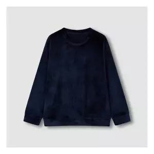 JAJU/자주 남 극세사 파자마 티셔츠 네이비 298211
