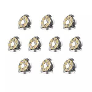 하이피코 스러스트 볼 베어링 10pcs F2-6M 미니어처 평면 축 3-in-1 2mm x 크롬 스틸 단방향